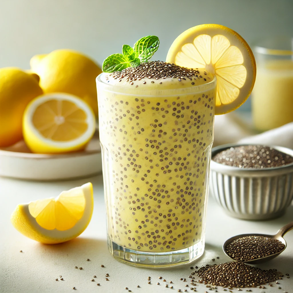 Batido de melocotón y salvia