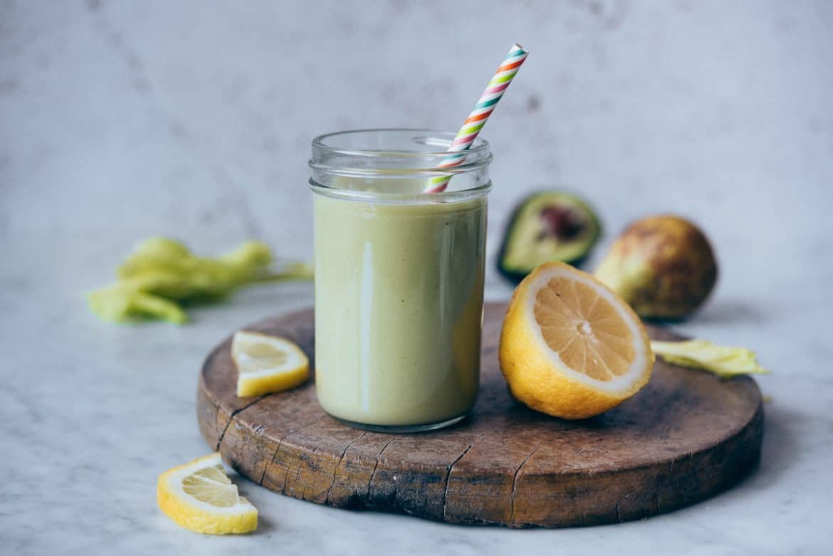 Batido de nueces y avena